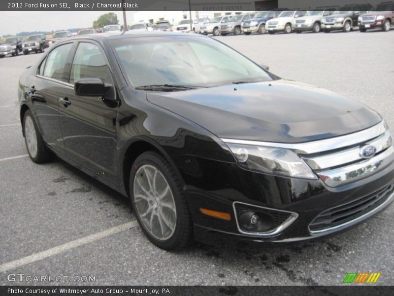 Black / Charcoal Black 2012 Ford Fusion SEL