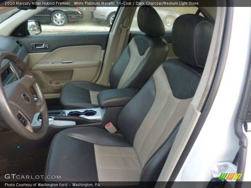  2010 Milan Hybrid Premier Dark Charcoal/Medium Light Stone Interior