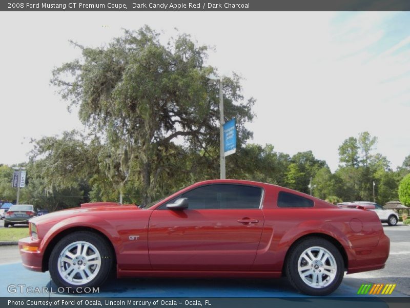 Dark Candy Apple Red / Dark Charcoal 2008 Ford Mustang GT Premium Coupe