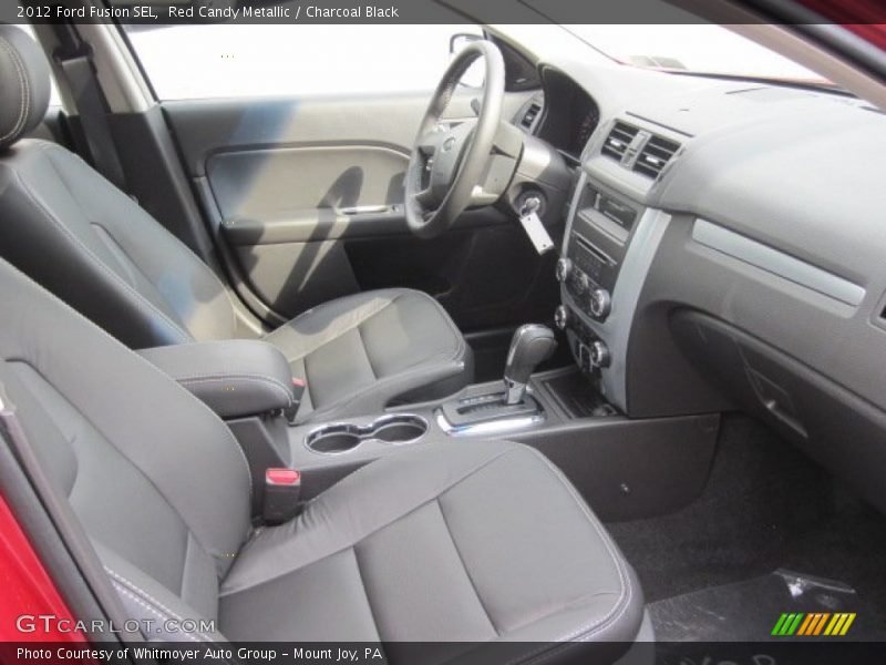 Red Candy Metallic / Charcoal Black 2012 Ford Fusion SEL