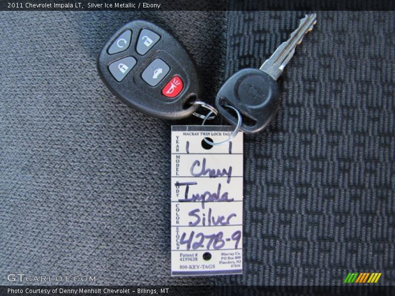 Silver Ice Metallic / Ebony 2011 Chevrolet Impala LT