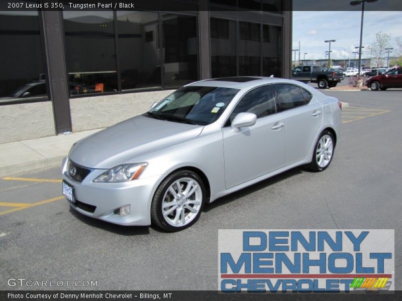 Tungsten Pearl / Black 2007 Lexus IS 350
