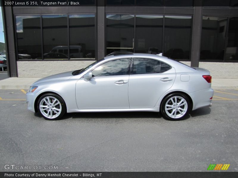 Tungsten Pearl / Black 2007 Lexus IS 350