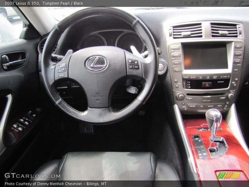 Tungsten Pearl / Black 2007 Lexus IS 350