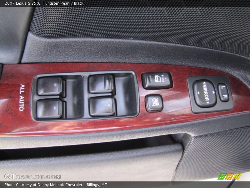 Tungsten Pearl / Black 2007 Lexus IS 350