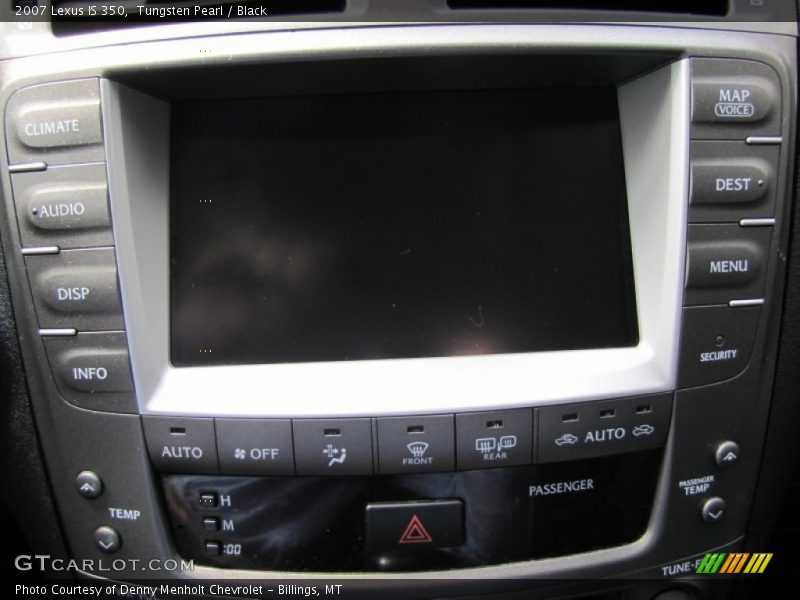 Tungsten Pearl / Black 2007 Lexus IS 350