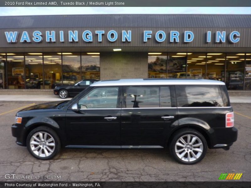 Tuxedo Black / Medium Light Stone 2010 Ford Flex Limited AWD