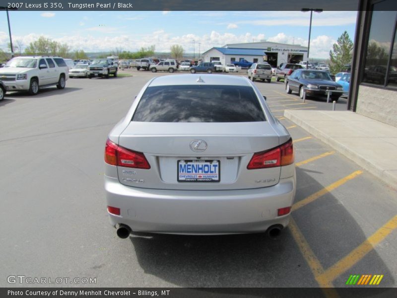 Tungsten Pearl / Black 2007 Lexus IS 350