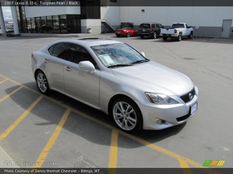 Tungsten Pearl / Black 2007 Lexus IS 350