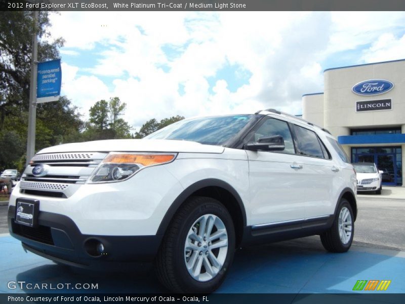Front 3/4 View of 2012 Explorer XLT EcoBoost