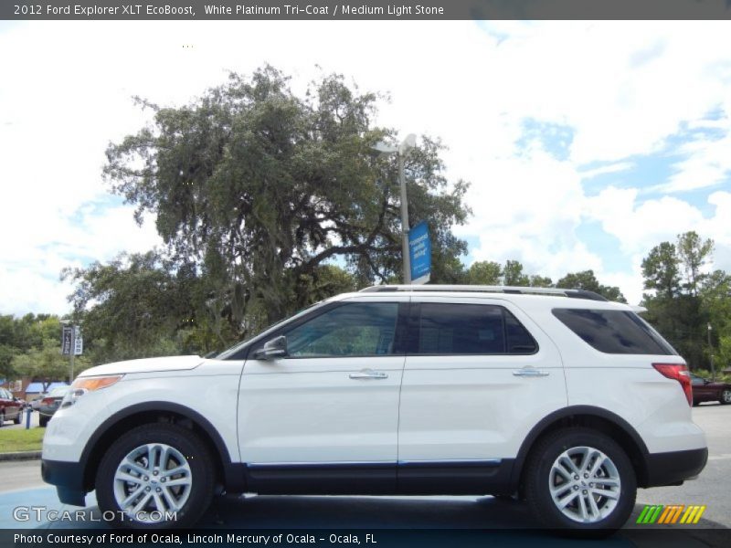  2012 Explorer XLT EcoBoost White Platinum Tri-Coat