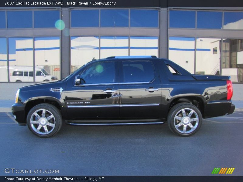 Black Raven / Ebony/Ebony 2007 Cadillac Escalade EXT AWD