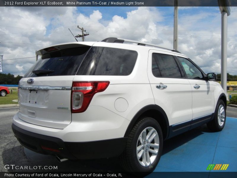  2012 Explorer XLT EcoBoost White Platinum Tri-Coat