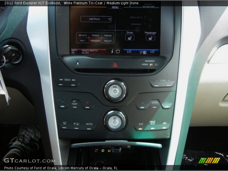 Controls of 2012 Explorer XLT EcoBoost