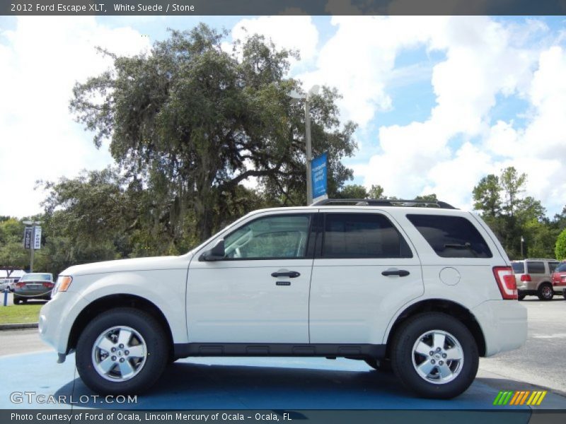 White Suede / Stone 2012 Ford Escape XLT