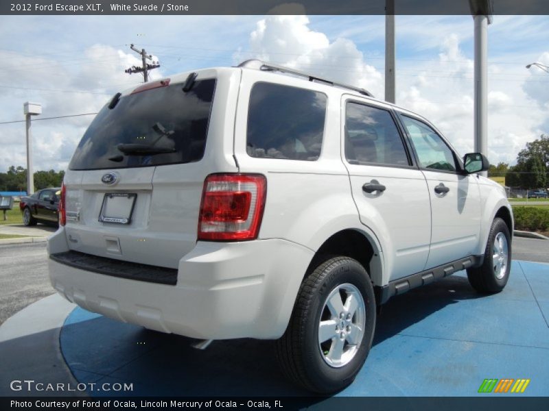 White Suede / Stone 2012 Ford Escape XLT