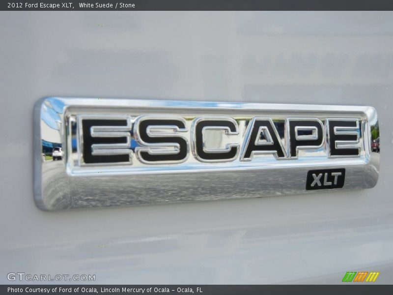 White Suede / Stone 2012 Ford Escape XLT