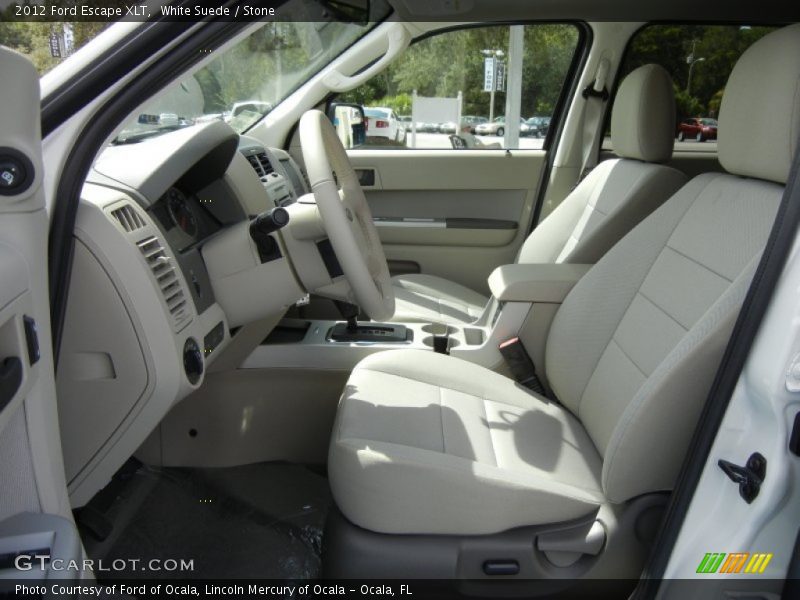 White Suede / Stone 2012 Ford Escape XLT
