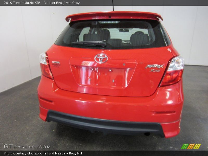 Radiant Red / Ash Gray 2010 Toyota Matrix XRS