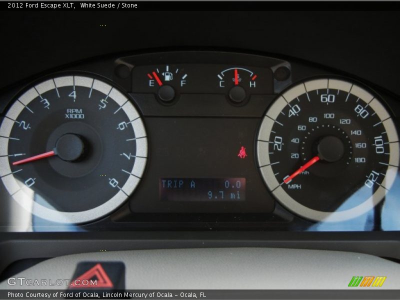 White Suede / Stone 2012 Ford Escape XLT