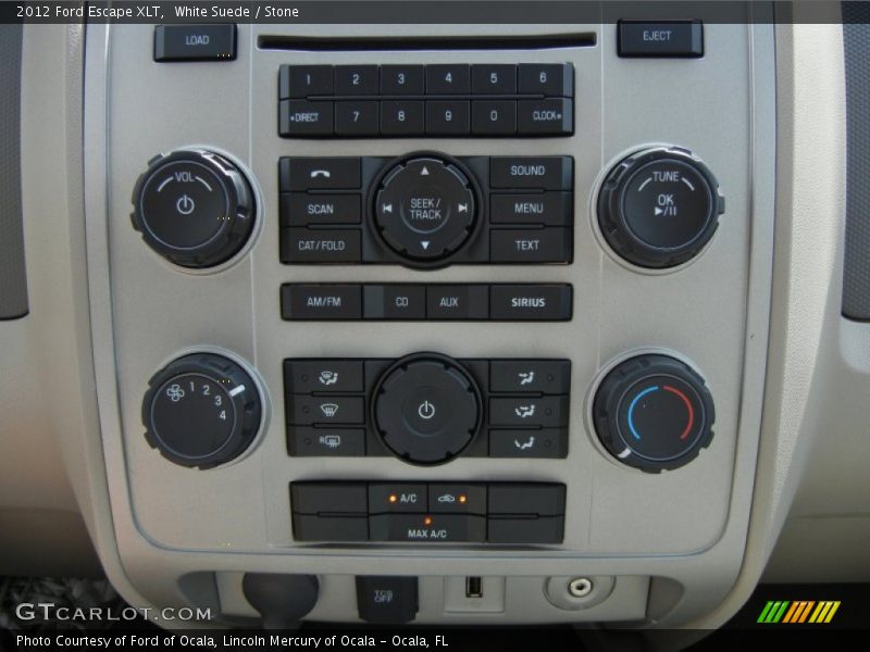 White Suede / Stone 2012 Ford Escape XLT