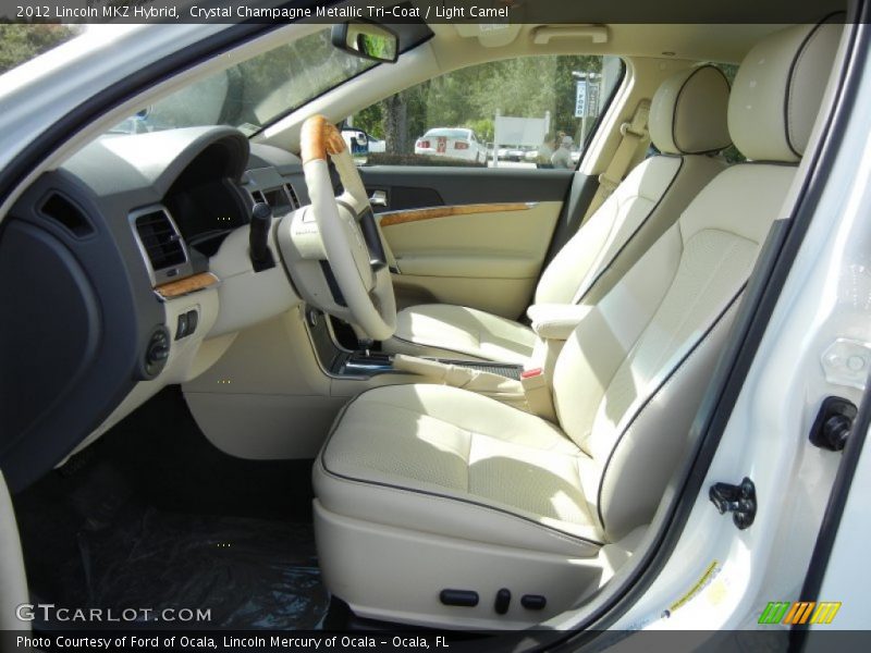  2012 MKZ Hybrid Light Camel Interior