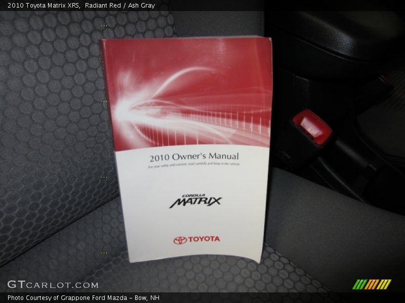 Radiant Red / Ash Gray 2010 Toyota Matrix XRS