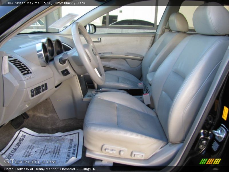 Onyx Black / Black 2004 Nissan Maxima 3.5 SE