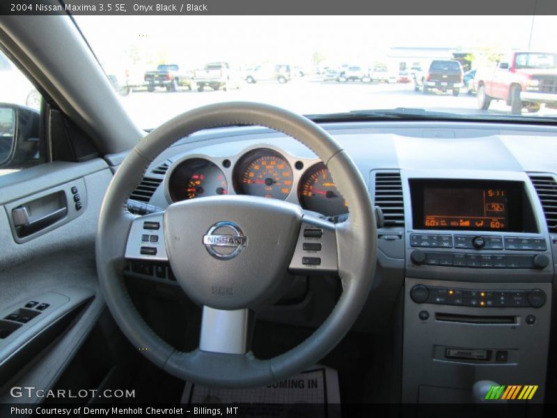 Onyx Black / Black 2004 Nissan Maxima 3.5 SE