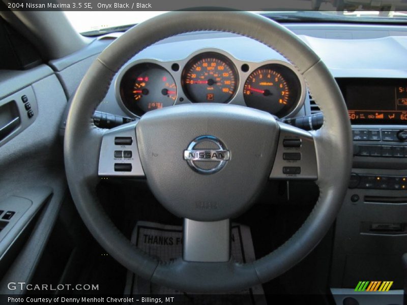 Onyx Black / Black 2004 Nissan Maxima 3.5 SE