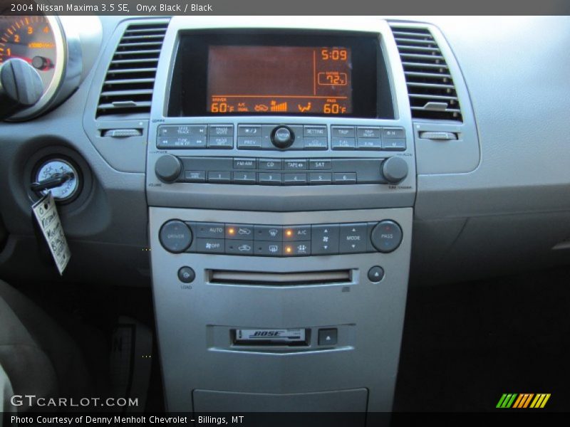 Onyx Black / Black 2004 Nissan Maxima 3.5 SE