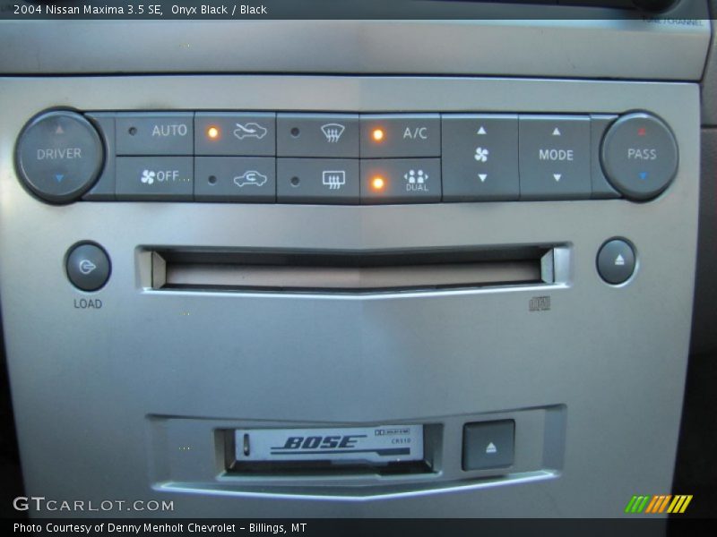 Onyx Black / Black 2004 Nissan Maxima 3.5 SE