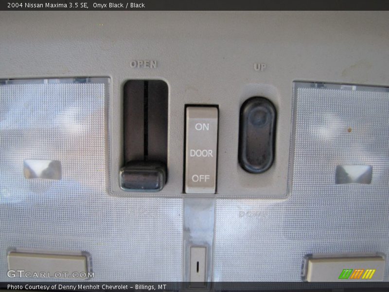 Onyx Black / Black 2004 Nissan Maxima 3.5 SE