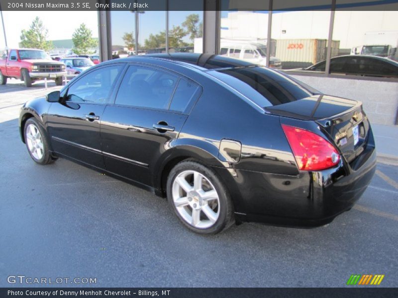 Onyx Black / Black 2004 Nissan Maxima 3.5 SE