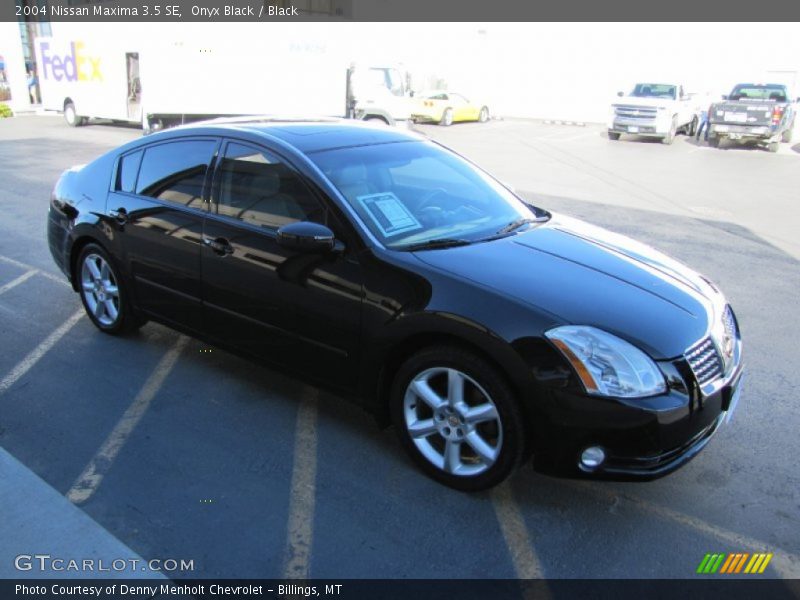 Onyx Black / Black 2004 Nissan Maxima 3.5 SE
