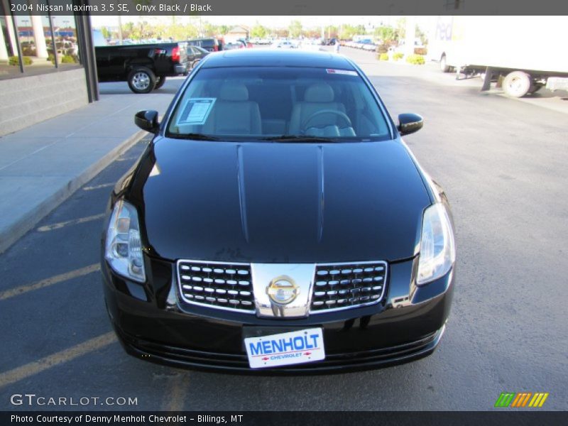 Onyx Black / Black 2004 Nissan Maxima 3.5 SE