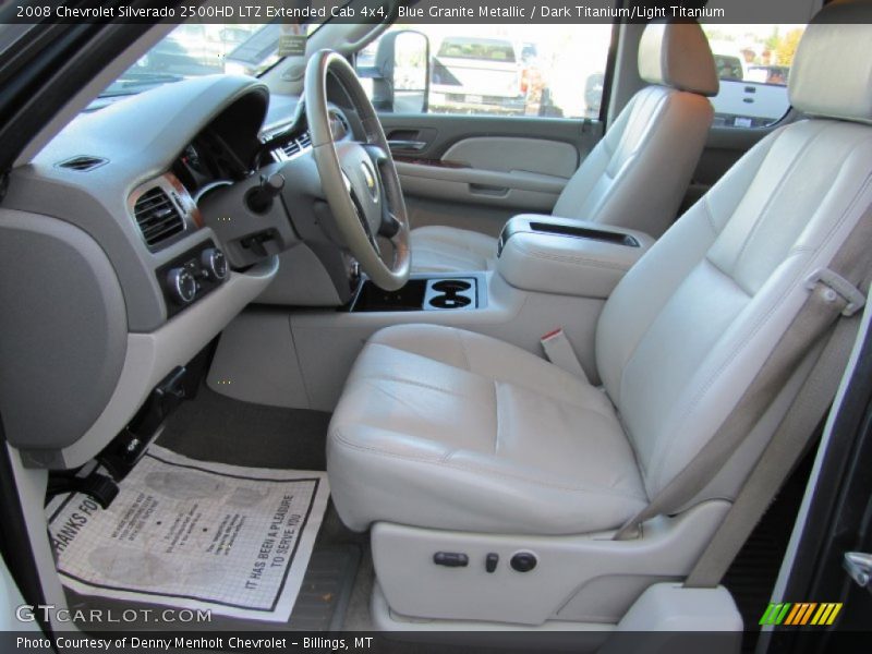 Blue Granite Metallic / Dark Titanium/Light Titanium 2008 Chevrolet Silverado 2500HD LTZ Extended Cab 4x4