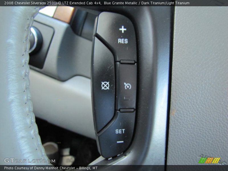 Blue Granite Metallic / Dark Titanium/Light Titanium 2008 Chevrolet Silverado 2500HD LTZ Extended Cab 4x4