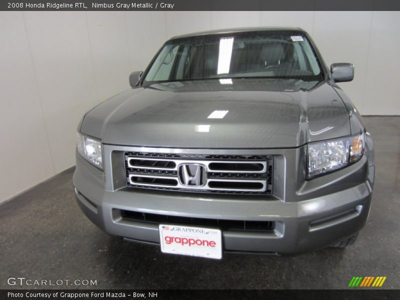 Nimbus Gray Metallic / Gray 2008 Honda Ridgeline RTL