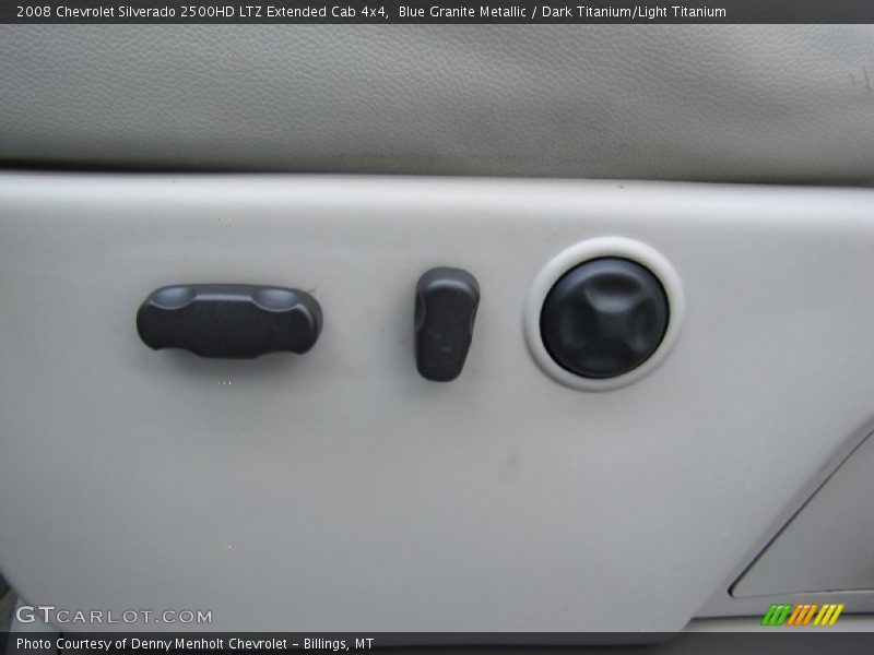 Blue Granite Metallic / Dark Titanium/Light Titanium 2008 Chevrolet Silverado 2500HD LTZ Extended Cab 4x4