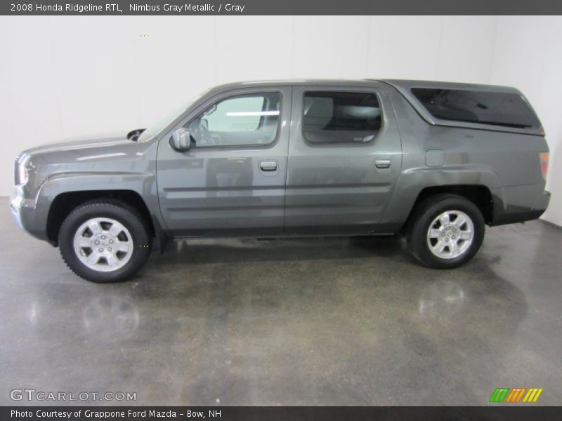 Nimbus Gray Metallic / Gray 2008 Honda Ridgeline RTL
