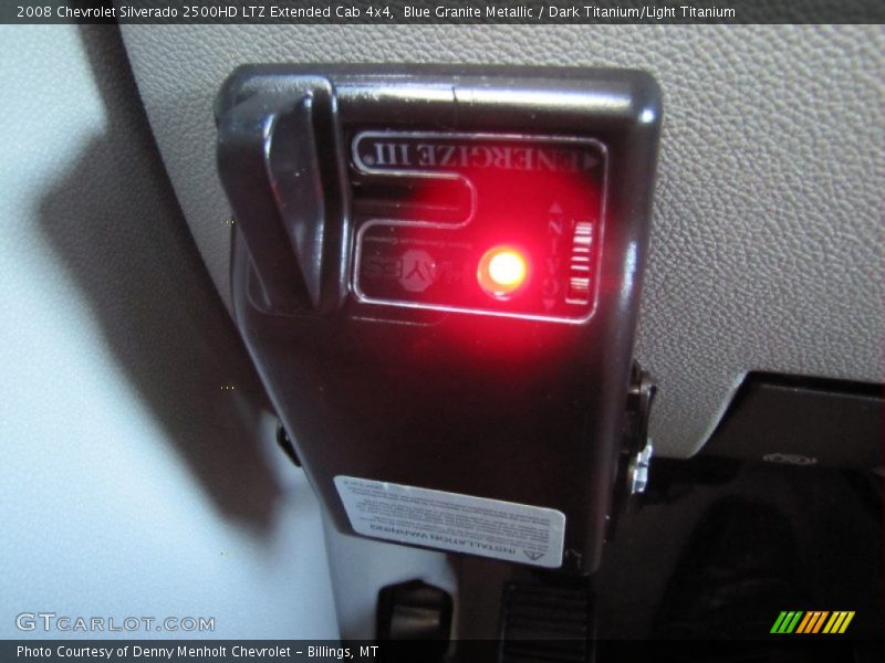 Blue Granite Metallic / Dark Titanium/Light Titanium 2008 Chevrolet Silverado 2500HD LTZ Extended Cab 4x4