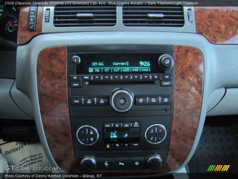 Blue Granite Metallic / Dark Titanium/Light Titanium 2008 Chevrolet Silverado 2500HD LTZ Extended Cab 4x4