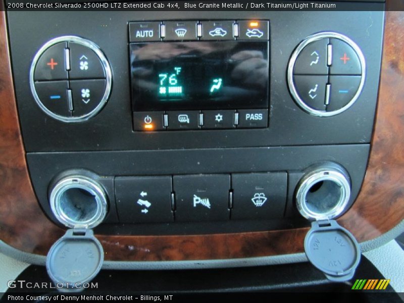 Blue Granite Metallic / Dark Titanium/Light Titanium 2008 Chevrolet Silverado 2500HD LTZ Extended Cab 4x4