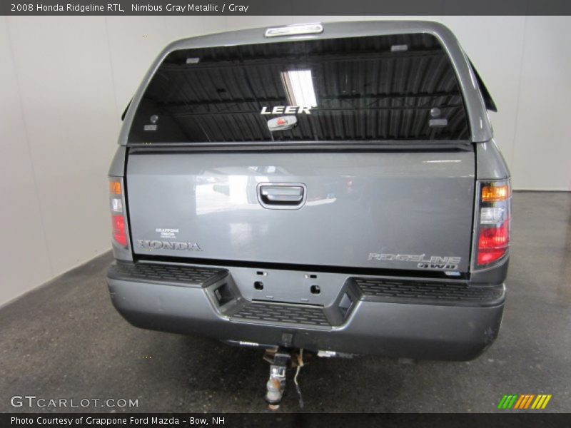 Nimbus Gray Metallic / Gray 2008 Honda Ridgeline RTL