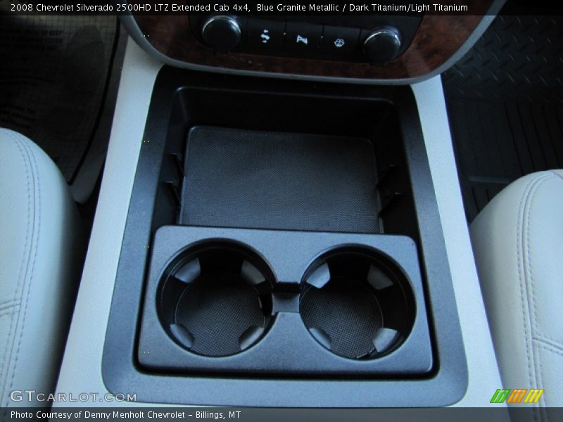 Blue Granite Metallic / Dark Titanium/Light Titanium 2008 Chevrolet Silverado 2500HD LTZ Extended Cab 4x4