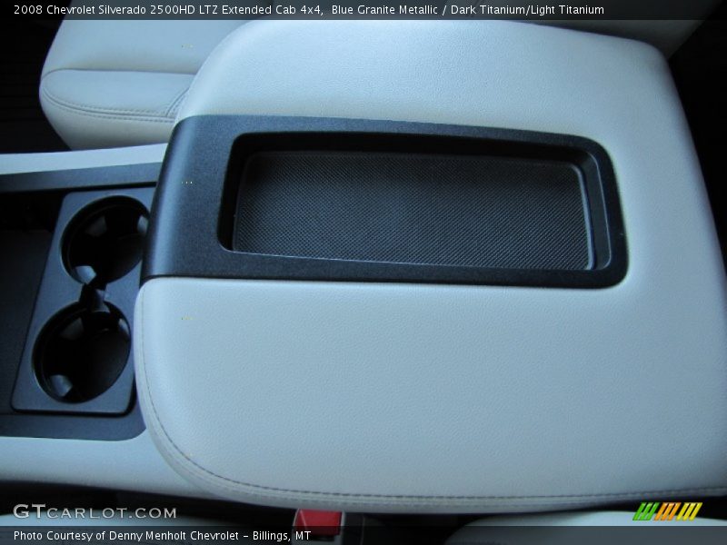 Blue Granite Metallic / Dark Titanium/Light Titanium 2008 Chevrolet Silverado 2500HD LTZ Extended Cab 4x4