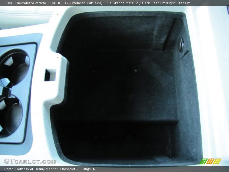 Blue Granite Metallic / Dark Titanium/Light Titanium 2008 Chevrolet Silverado 2500HD LTZ Extended Cab 4x4