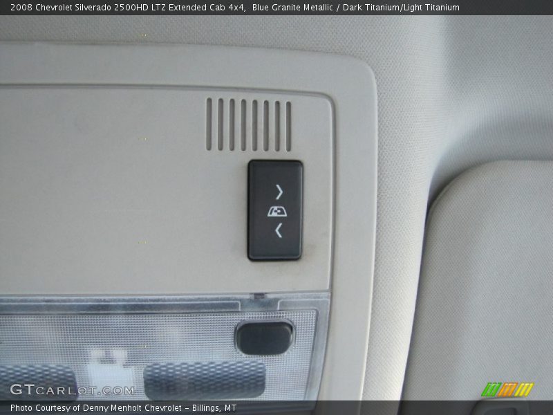 Blue Granite Metallic / Dark Titanium/Light Titanium 2008 Chevrolet Silverado 2500HD LTZ Extended Cab 4x4