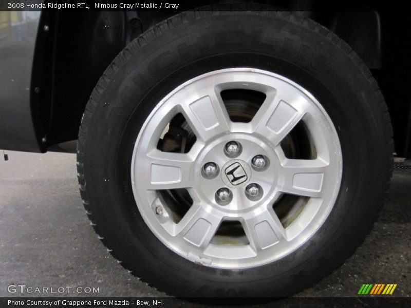 Nimbus Gray Metallic / Gray 2008 Honda Ridgeline RTL